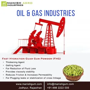 Oil Well Drilling Industrial Guar Gum Powder Guar Meal Guar Split