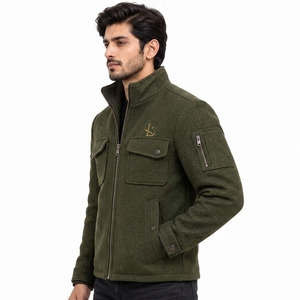 Chaqueta de lana clásica para hombre, diseño adecuado para viajes de invierno, ropa informal y uso diario, tejido de lana cálido y cómodo. - Product Image 6