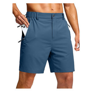 Pantalones cortos ligeros personalizados para hombre y pantalones cortos de secado rápido, pantalones cortos informales de alta calidad con 3 cremalleras - Product Image 6