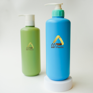 Gran oferta, botella cilíndrica de plástico HDPE de 1000ml con rociador de bomba, logotipo personalizado al por mayor para champú, acondicionador, Gel de Ducha - Product Image 3