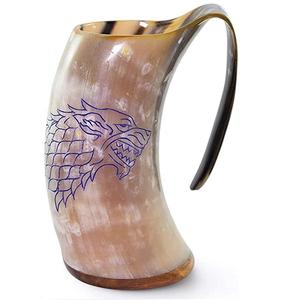 Nique-taza tallada de cuerno de búfalo para beber, jarra de cuerno de búfalo de cerveza con artesanía natural al mejor precio - Product Image 4