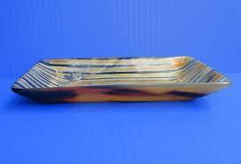 Bandeja de cuerno de Venta caliente 2024, bandejas grandes de tendencia superior, bandeja de postre de cuerno Rectangular, utensilios de cocina de mesa de cuerno Natural, comida - Product Image 3