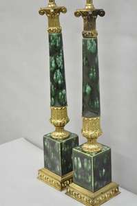 Lampe de table en malachite imperméable pour décoration intérieure en pierre de marbre écologique - Product Image 5