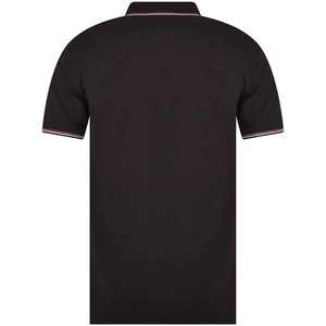 Polo de golf respirant avec logo personnalisé de haute qualité 88% polyester 12% spandex polo imprimé par sublimation marine polo t-shirt pour hommes - Product Image 6