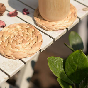 Dining Natural Water Hyacinth Table <b>Placemat</b> Home Kitchen Dinner Decoration <b>Placemats</b> and Pads Plate Chargers - Product Image 6