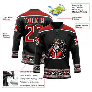 Maillot de hockey sur glace en stock Maillot de hockey sur glace pour hommes Personnalisé votre propre maillot de sport - Product Image 3