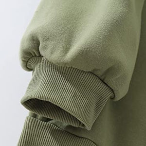 Suéter Holgado de Manga Larga con Cuello Redondo para Mujer, Estilo Urbano, Transpirable, Forrado, Color Sólido, Informal, Personalizable, para Otoño e Invierno - Product Image 4