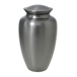 Urnes funéraires adultes en laiton de haute qualité avec urnes funéraires en métal fini de couleur bleu marine pour cendres humaines - Product Image 6