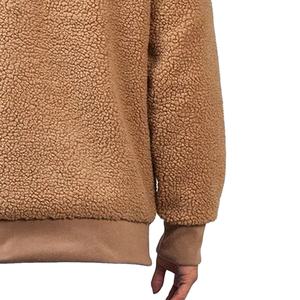 Sudadera con capucha y cremallera de peso pesado de alta calidad, sudaderas con logotipo personalizado y Jersey grueso, sudaderas con capucha recortadas de Invierno en Blanco de fábrica - Product Image 3