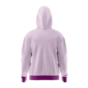 Sudadera con capucha y cremallera de cara completa de algodón personalizada, sudadera con estampado digital, de doble capa Sudadera con capucha, sudadera con capucha y cremallera doble de gran tamaño para hombre - Product Image 2