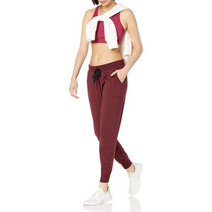 Joggers de sport pour femmes à la mode peint décoration plat Yoga pantalons de survêtement cordon course survêtement bas personnalisé - Product Image 4