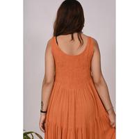 Robe longue évasée sans manches en rayonne pour femmes pour les soirées et les occasions festives