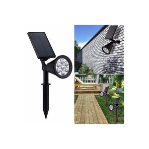 Apparecchio di illuminazione per prato e giardino ammucchiato a energia solare 2w, luce solare