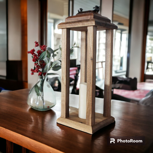 Linterna de madera de tema moderno en forma múltiple decoración del hogar portavelas para decoración de fiesta votiva a buen precio - Product Image 2