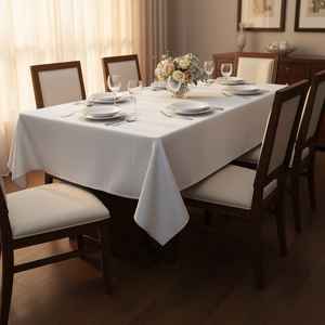 Mantel de Satén Tejido Resistente a las Manchas, 160x220cm, Poliéster Impermeable, Personalizable, para Hoteles y Restaurantes, Venta al Por Mayor - Product Image 5