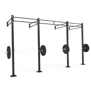 4 5 6 Station Wall Mounted Multi functional Gym Cage Cross Training Squat Rack Fitness Power Rack