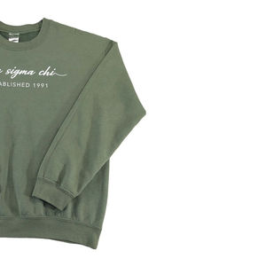 เสื้อสเวตเตอร์คอกลมสำหรับผู้ชายไซส์พิเศษออกแบบได้ตามต้องการใช้ปักลายด้วยกรดผ้ากำมะหยี่สำหรับฤดูหนาว - Product Image 4