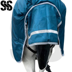 Couverture de cheval de bonne qualité, nouvelle tendance, légère, résistante, en tissu Oxford 1200D, imperméable, respirante, pour toutes les saisons, couverture d'écurie - Product Image 5