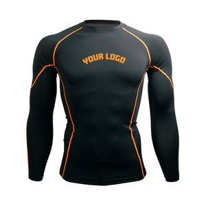 เสื้อแรชการ์ดสำหรับผู้ใหญ่ ขายดี ระบายอากาศได้ดี เสื้อแรชการ์ดและเสื้อท็อป ผ้ายืด/โพลีเอสเตอร์ ราคาถูกมาก - Product Image 1