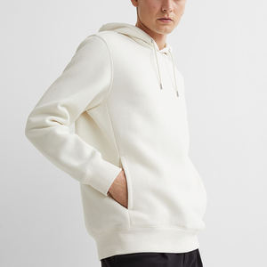 Sudadera con Capucha Extra Grande de Felpa para Hombre, de Manga Larga, Color Sólido, Lisa, con Cierre de Cremallera, Informal - Product Image 4