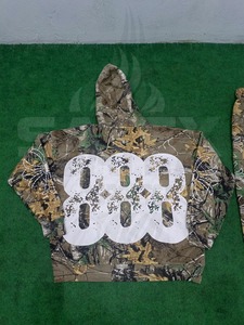 Sweat à capuche zippé surdimensionné pour homme en molleton 100 % coton, personnalisé avec appliqué brodé et impression numérique, effet délavé, haute qualité, idéal pour l'hiver - Product Image 5