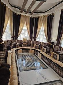 Sofá estilo Majlis árabe, diseño clásico, elegante conjunto para sala de estar, asientos de esquina de lujo, diseño que ahorra espacio - Product Image 4