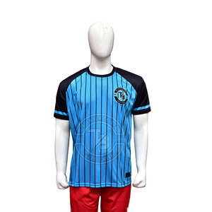 Nouveau maillot de baseball pour homme, design personnalisé, grande taille, 100% polyester, respirant, séchage rapide, manches courtes, vente directe d'usine - Product Image 1