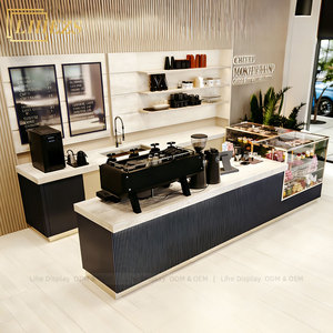 Arredamento Completo per Caffetteria con Vetrina Integrata per Pasticceria e Banco Cassa Industriale per Negozi - Product Image 1