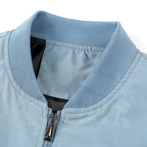 Chaqueta Bomber de Invierno para Hombre, Fabricada en Fábrica, Resistente, Tallas Grandes, con Cuello Alto, Nailon/Poliéster, Tallas Personalizables para Adultos - Product Image 3