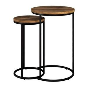 Marco de metal rústico industrial Mesa de Bar de cocina Minimalista High Top Long Narrow Rectangular Mesa de comedor de madera para uso doméstico - Product Image 4