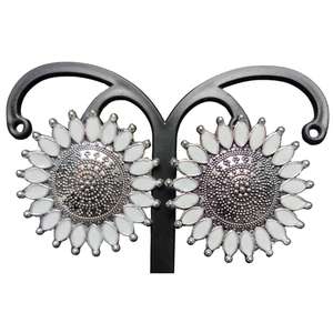 Bulk Selling Earrings <b>Set</b> with Silver Plated Fashionable Earrings <b>Jewelry</b> for Women Wear by <b>Indian</b> Exporters - Product Image 1