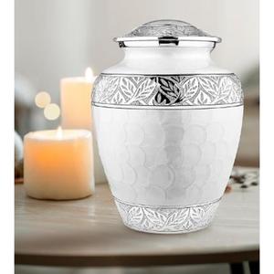 Urne funéraire classique en métal massif pour le stockage des cendres d'adultes funéraires disponible au prix de grossiste - Product Image 4