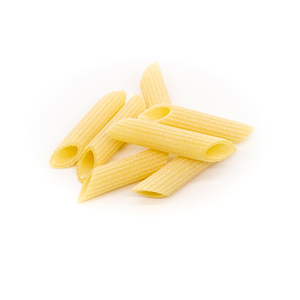 premium quality penne rigate bio - italian short dry pasta