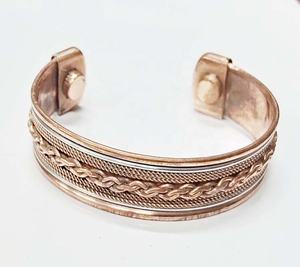 Wholesale Supply Ladies Fashion Magnet Brass Cuf Bangles Available at Export Price From Indian Manufacturer GC-BL-321. - Product Image 1