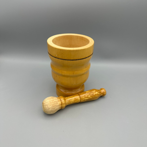 ชุดเครื่องปรุงรสและพริกไทยไม้เนื้อแข็งธรรมชาติ ทำด้วยมือ เป็นมิตรกับสิ่งแวดล้อม ใช้กับเครื่องล้างจานและเตาอบได้ ทนทาน ใช้ในครัวแบบดั้งเดิม - Product Image 6