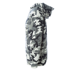 Sudadera con Capucha de Camuflaje para Hombre SINEWY SPORTS, Corte Regular, Poliéster, Felpa Francesa, Transpirable, Informal, para Otoño - Product Image 5