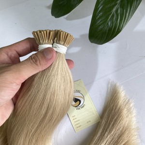 Meilleur Vente Super Double Drawn Cheveux Vietnamien Cheveux Kératine JE Pointe Extensions Blonde Pré-Collé Cabelo Humano Naturel - Product Image 5