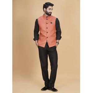 Chaleco de Color Óxido para Hombre, Calidad de Exportación, para Uniformes de Oficina, Bodas, Eventos Empresariales y Fiestas Nocturnas - Product Image 1