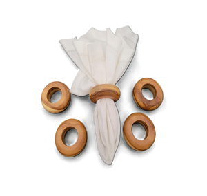 Solid Wood <b>Napkin</b> <b>Ring</b> <b>Wooden</b> <b>Napkin</b> <b>Rings</b> New Handmade <b>Napkin</b> <b>Ring</b> for Gift Packing Kitchen & Tabletop - Product Image 3