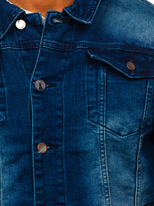 Oversized Fashion Denim <b>Jacket</b> Heavy Duty Jeans Coat Street Style Apparel Wholesale Supplier <b>with</b> OEM Customization - Product Image 5