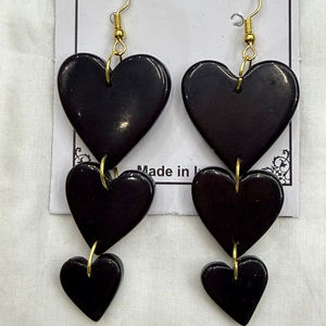 Pendientes de Aro de Resina con Forma de Flor Hechos a Mano, Modernos y Ecológicos para Mujer, de Alta Gama, Lujosos y a la Moda - Product Image 1