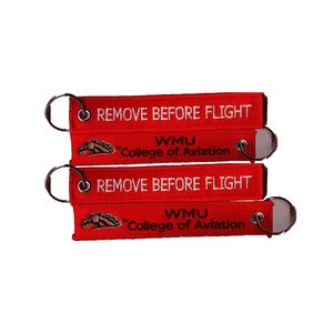 พวงกุญแจปักลายด้วยผ้า + ด้ายความร้อนตัด/พลาสติกขอบเมอร์แถว/เหล็กบน/กาวสำรอง-ผลิตภัณฑ์สำนักงานส่งเสริมการขาย - Product Image 3