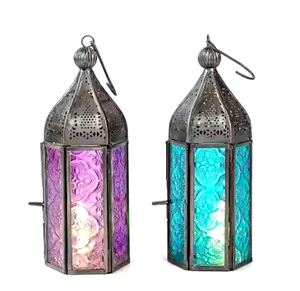 Lanterne décorative de style marocain fait à la main, collections de produits impressionnants, large gamme de lanternes suspendues, support multi décoration - Product Image 3