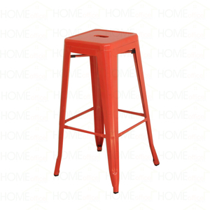 Tolix Industrial-Style Modern High Bar <b>Stool</b> Without Back Durable Metal Chair in Multiple Colors ST1520 - Product Image 4