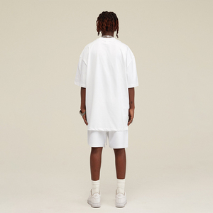 T-shirt blanc du fabricant Logo personnalisé Tshirt pour hommes T-shirt blanc en coton épais pour hommes - Product Image 3