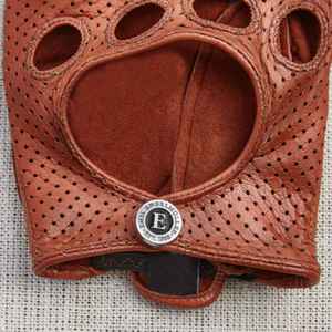 ถุงมือขับรถหนังแท้คุณภาพสูงใช้ได้กับจอสัมผัสแห้งเร็วคุณสมบัติกันน้ำ UV สำหรับทุกเพศ - Product Image 5