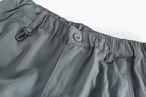 กางเกงคาร์โก้ผ้าฝ้าย100% กลางแจ้งสำหรับผู้ชายกางเกงวิ่งขายาวมีกระเป๋าหลายใบสำหรับฤดูร้อนโลโก้ตามสั่ง - Product Image 5