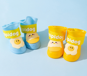 Botas Impermeables para Perros y Gatos, Cálidas, con Forro Polar, Antideslizantes, Cómodas, Transpirables, para Todas las Estaciones, Protección para Patas Pequeñas - Product Image 5