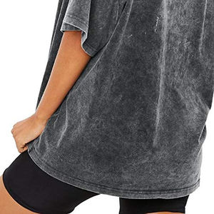 T-shirt pour femmes respirant et écologique, col rond, coton, tissu doux, coupe décontractée, anti-UV, séchage rapide, pour les promenades en plein air, les séances de sport - Product Image 5