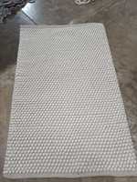 Handmade Cotton High Pile Area Rug Textured Geometric Tufted Carpet Modern Boho Floor Rug Custom Size